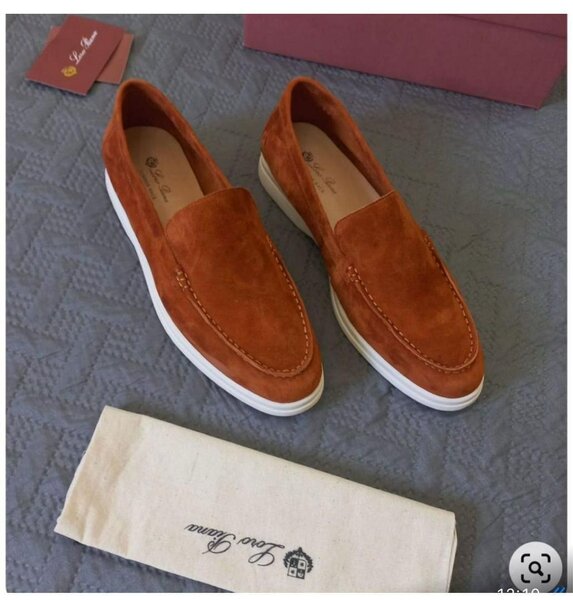 Mocassins en daim marron