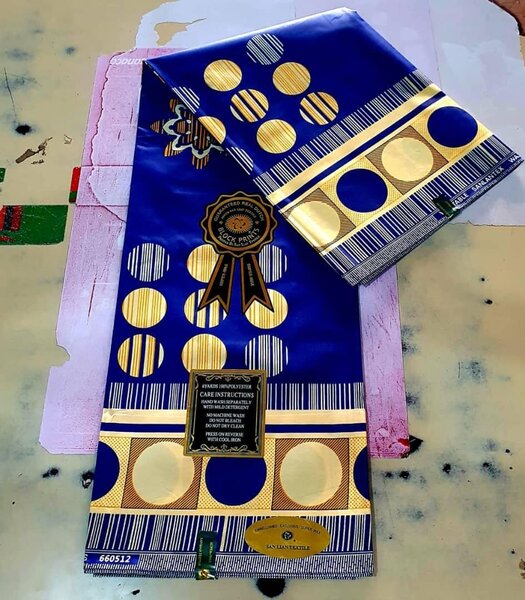 Polyester fabric with print