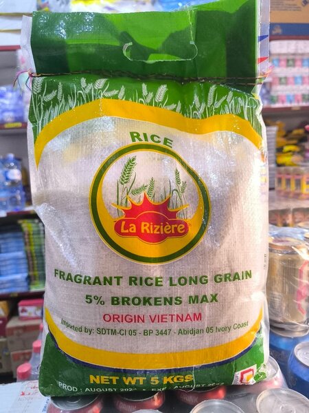 Riz parfumé La Rizière 5kg
