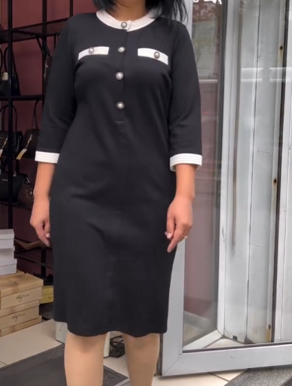 Платье черное