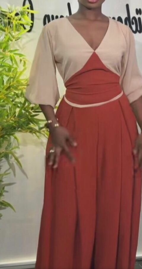 Ensemble femme chic rouge