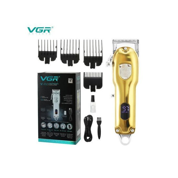 VGR Tondeuse Professionnelle - VGR V-652 - Tondeuse à Cheveux Et Barbe - Rechargeable