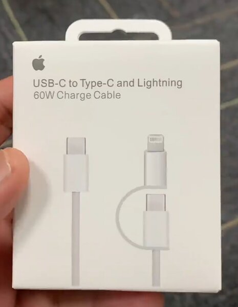 Câble Apple USB-C vers Lightning 60W