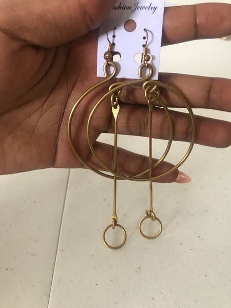 Boucles d'oreilles créoles dorées