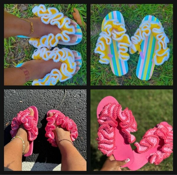 Claquettes Moelleuses Fantaisie