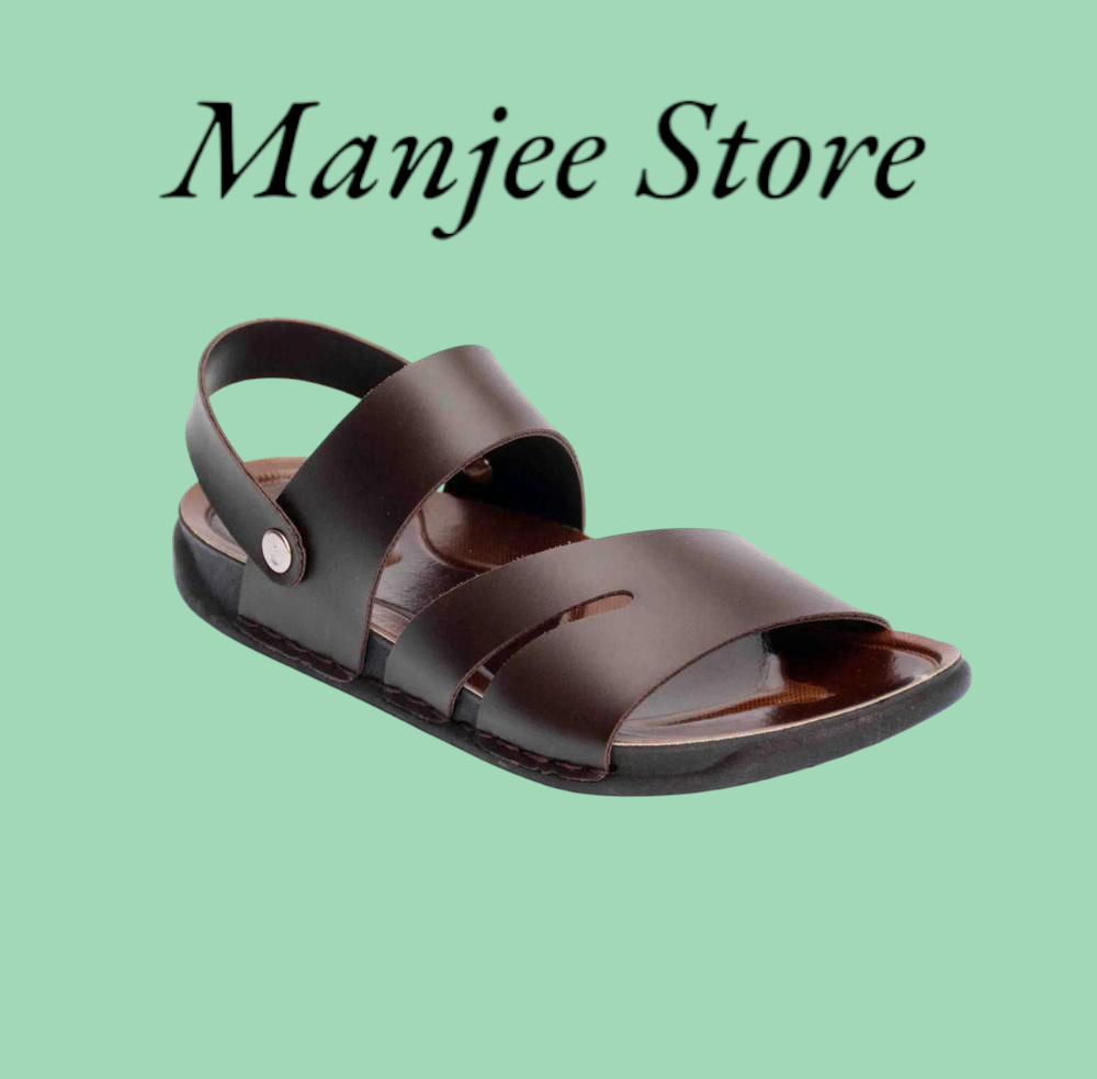 Man's stylish brown sandal