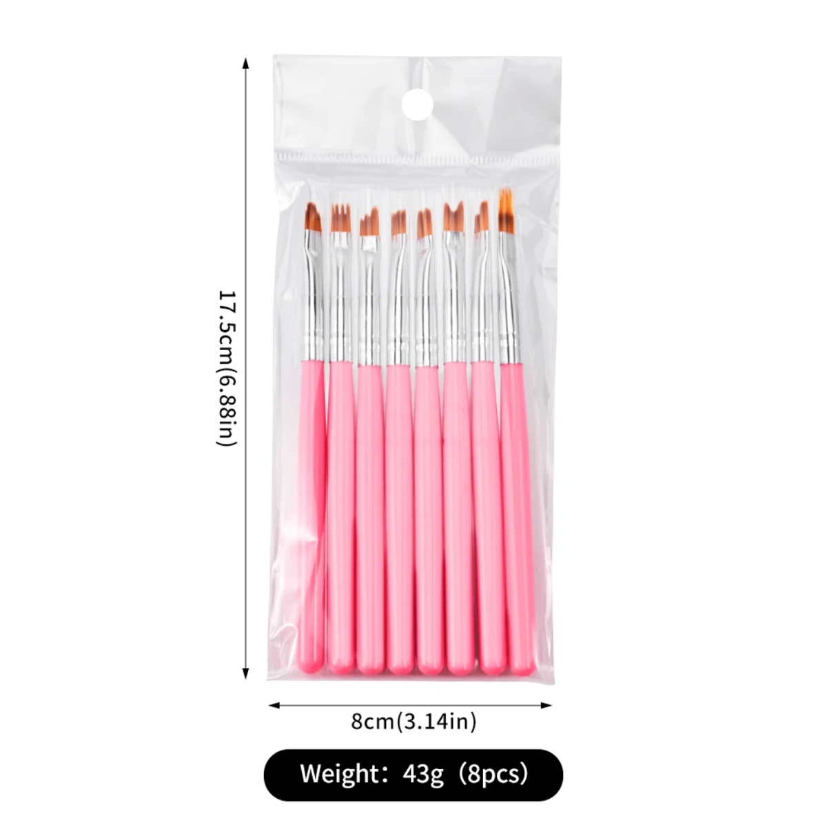 Set de Pinceaux à Nail Art