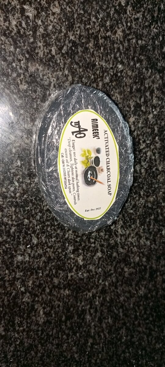 Activated charcoal soap+ plantain oil + aloe face cream