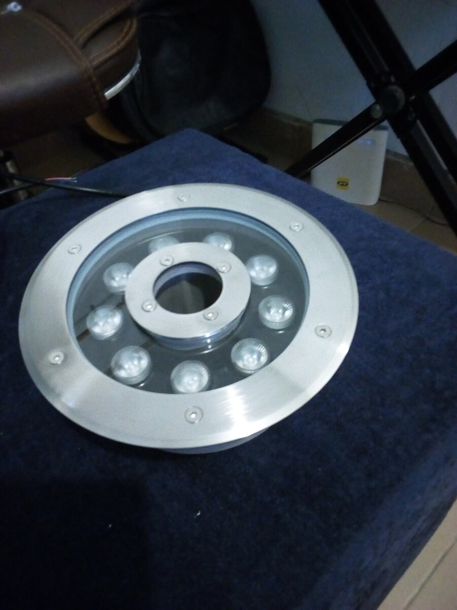 RGB LED Water fountain ring lights  with remote control