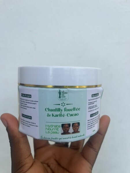chantilly beurre de karité/cac