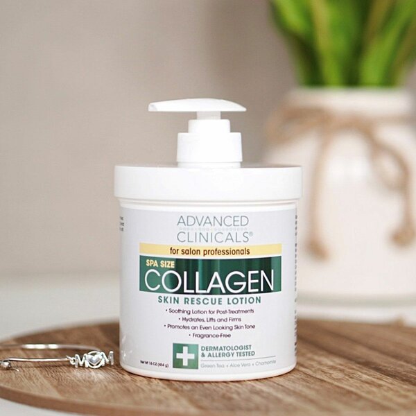 Advanced Clinicals Collagen Skin Rescue Lotion
