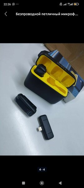 Без проводной петличный микрофон К6 Айфон