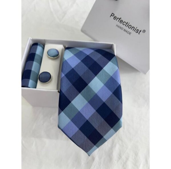 Coffret cravate + Boutons de Manchette