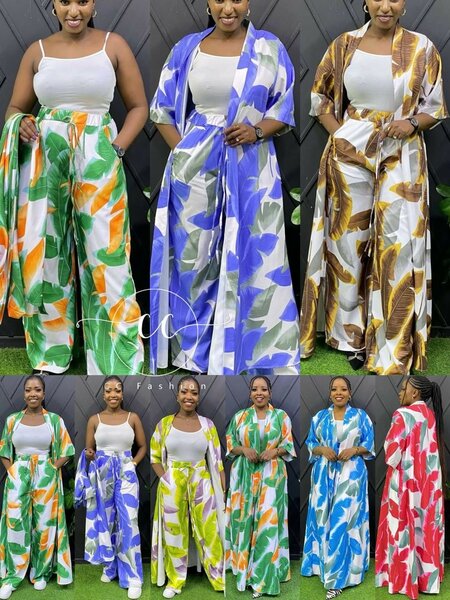 Kimono Femme Floral Ensemble