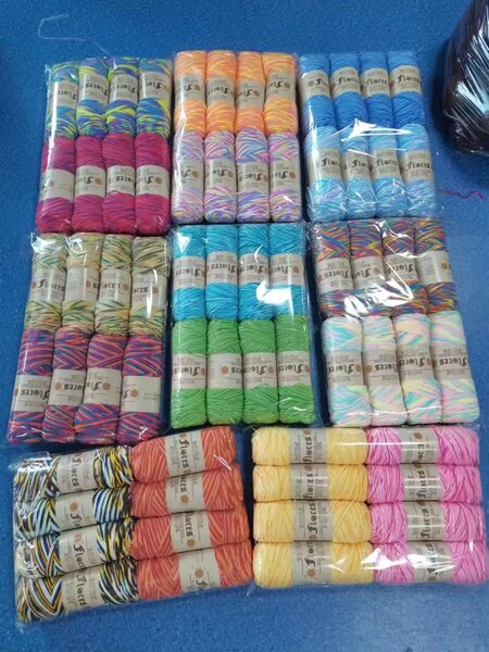 200g multicolor yarn