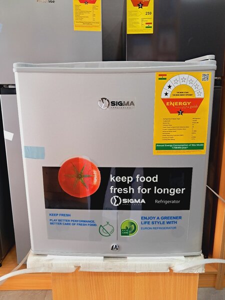 Sigma 48 litres bedside fridge available