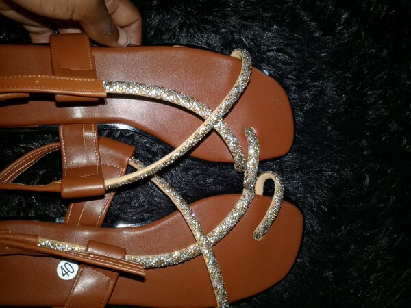 Sandales strass du Sénégal