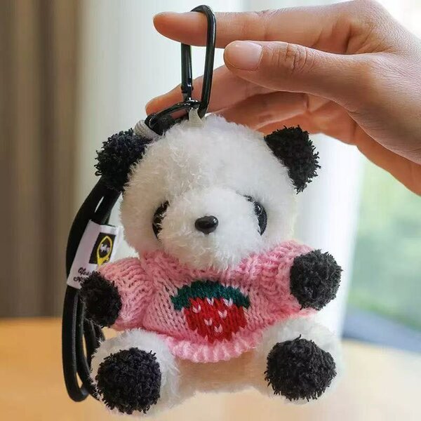 Porte-clés mignon poupée panda