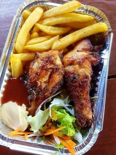 Poulet Rôti avec Frites