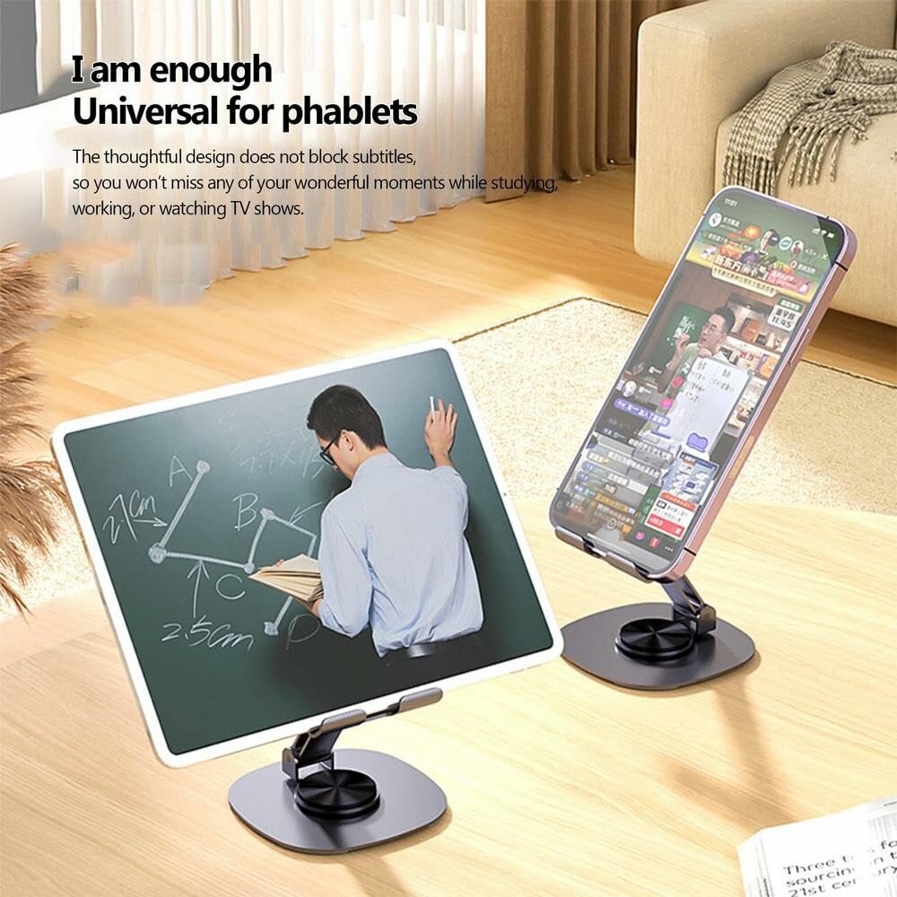 Metal Mobile Holder for Study, Vide| 360° Adjustable
