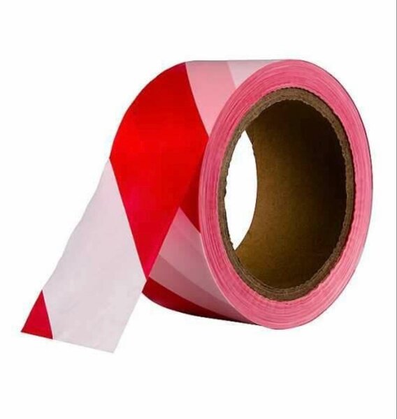 Ruban de signalisation rouge et blanc