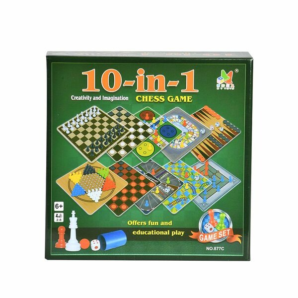 Jeu d'échecs 10-en-1 éducatif