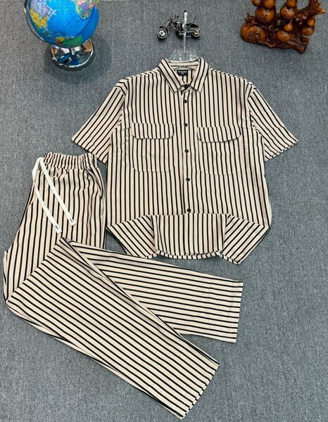 Pyjama rayé confortable