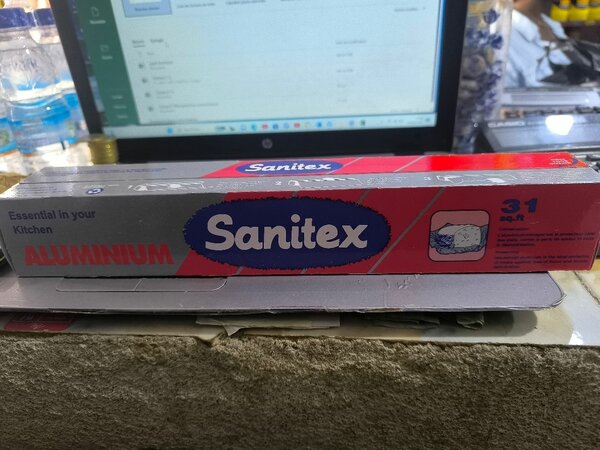 Papier Aluminium Sanitex 10m