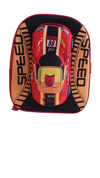 Cartable enfant course voiture