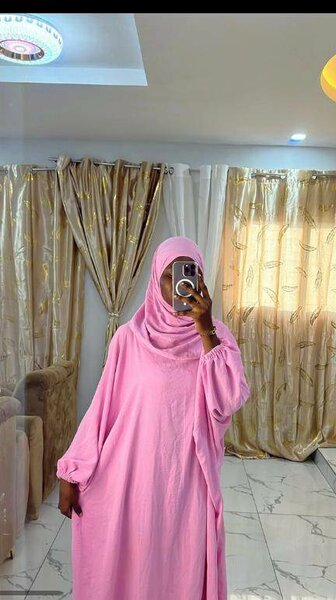 Jilbab rose pour femmes