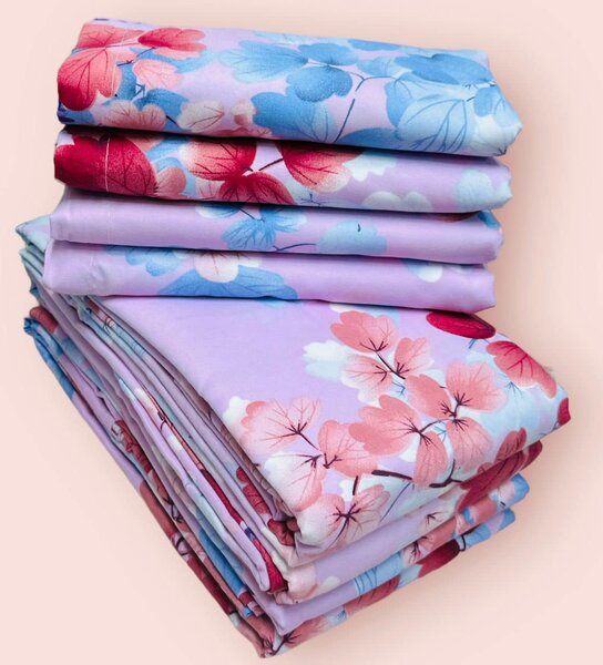  set includes 2 bedsheets and 4 pillowcases.