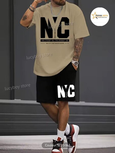 Ensemble T-shirt et Short NYC