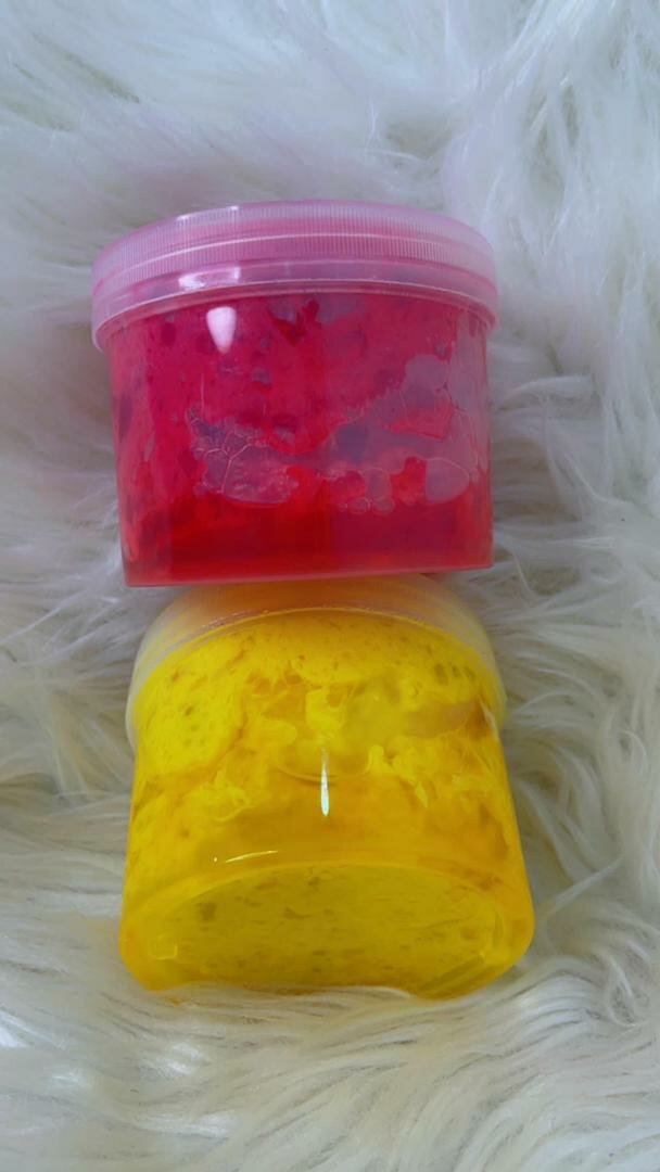 Slime en couleurs variées