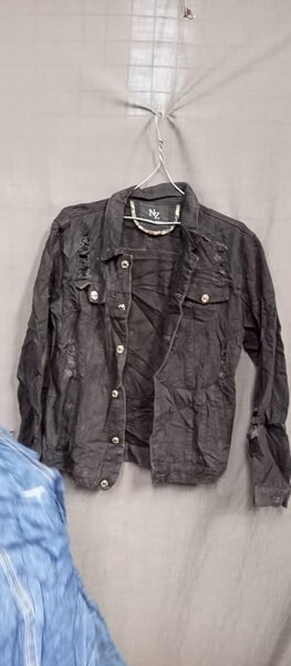 Denim jacket Black