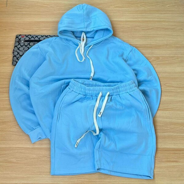 Quality men's hoodie top and down