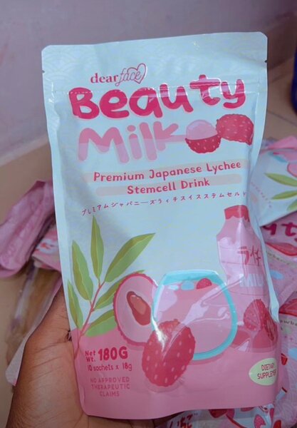 Beauty Milk Boisson Glutathion Fraise