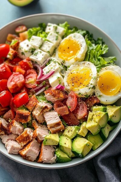 Salade pop fraîche et saine