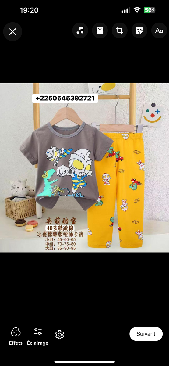 Ensemble de vêtements pour enfants