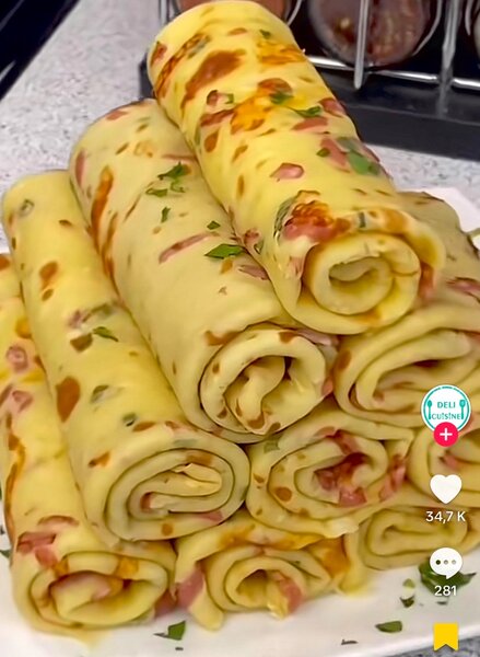 Crêpes colorées gourmandes