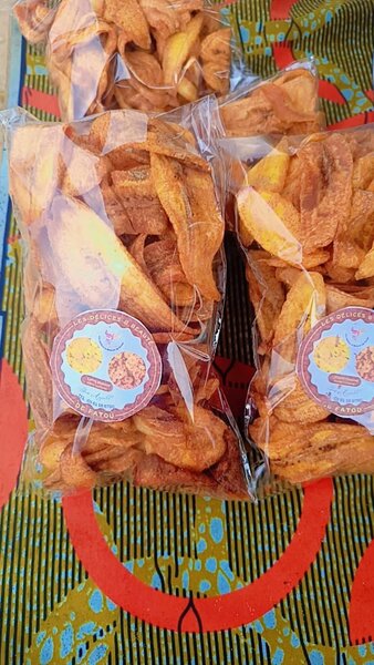 Chips de plantain croustillants