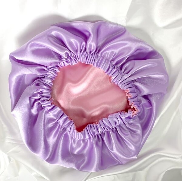 Elastic Bonnets pink