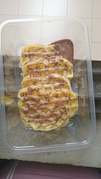5 gaufres Nutella