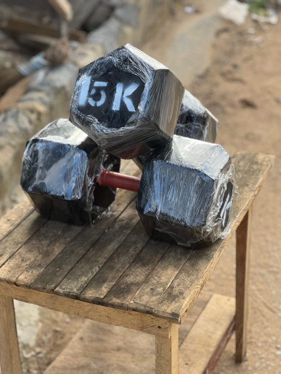 Haltères hexagonaux 15 kg