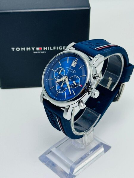 Montre Chronographe Homme Bleu