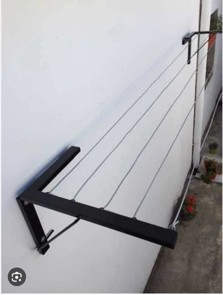 Séchoir mural pliable extérieur