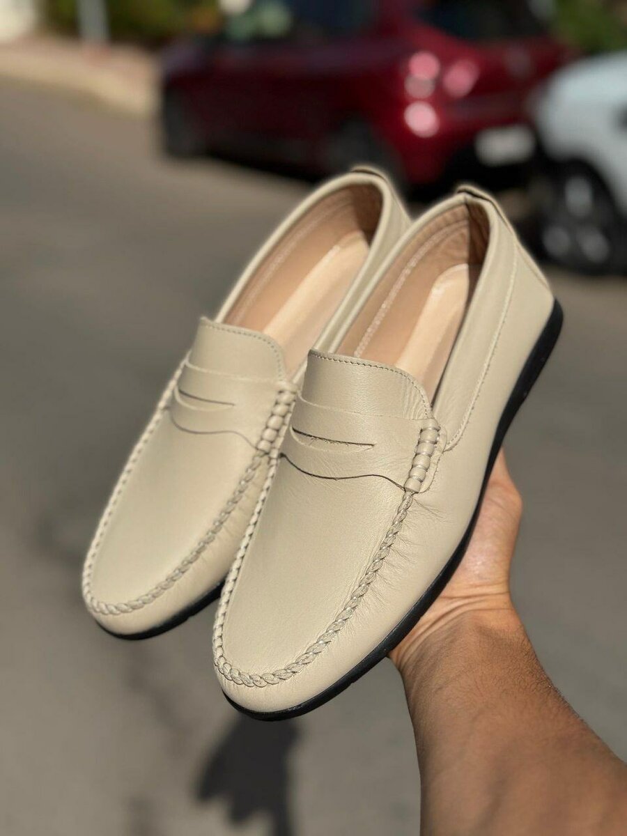 Mocassins en cuir élégants