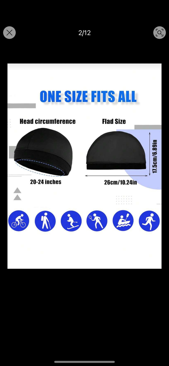 Bonnet de sport extensible