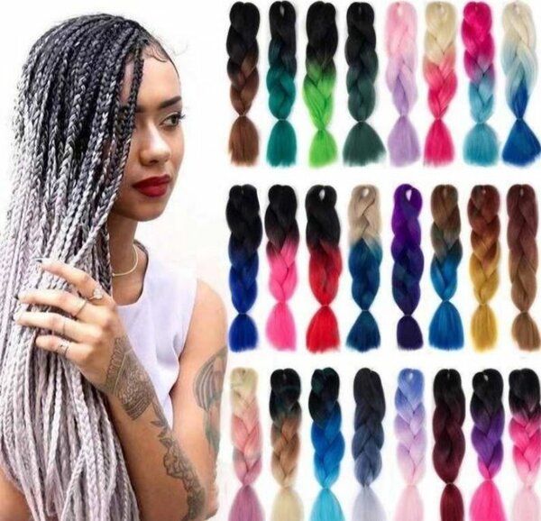 Lot De 25 Pièces Mèches 02 Couleurs