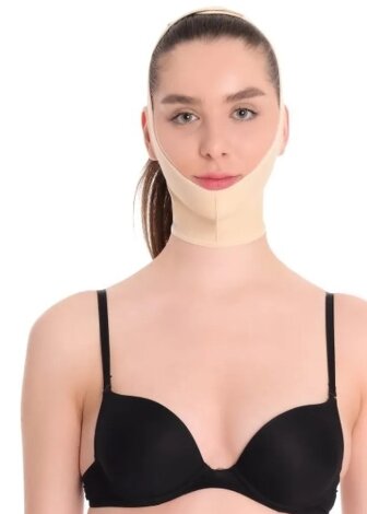 Компрессионный бандаж для лица и шеи Aurafix LC-1800 предназначен для