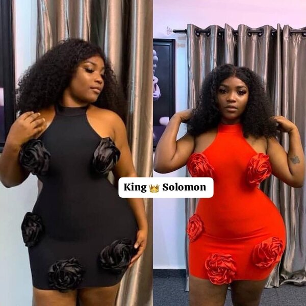 Robe moulante fleurie chic